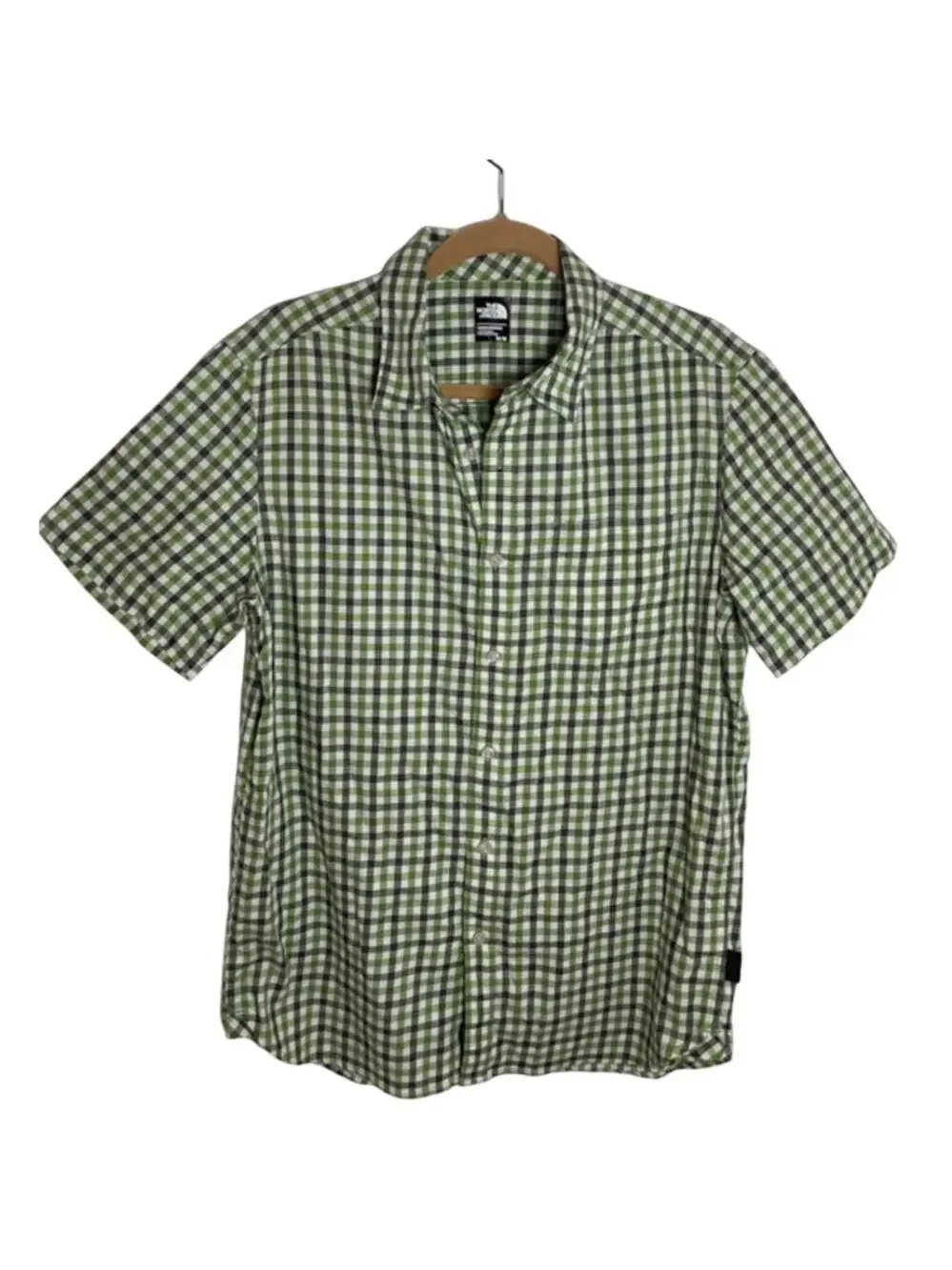 The North Face Mens Button Up‎ Shirt Plaid Short Sleeve Casual Gorpcore Size M